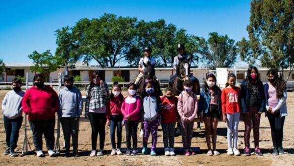 La actividad de integración permitió que chicos de merenderos disfruten de una jornada recreativa.