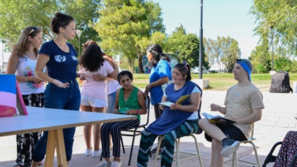 Los pacientes disfrutaron de varias actividades al aire libre.