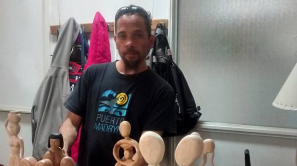Jerónimo Sica, fue profesor del taller municipal de Tallado en Madera.