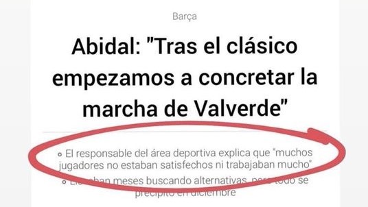 Messi responde a Abidal como capitán y portavoz del vestuario. No es normal que el secretario técnico ataque a la plantilla, los ha dejado por vagos.
