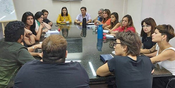 La reunión fue el tercer encuentro que se viene sosteniendo con el fin de poder plasmar en la normativa las necesidades de la población clave.