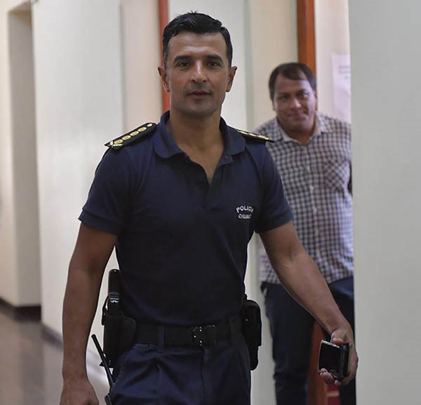 El jefe de POlicía, comisario general Miguel Gómez informó del hecho.
