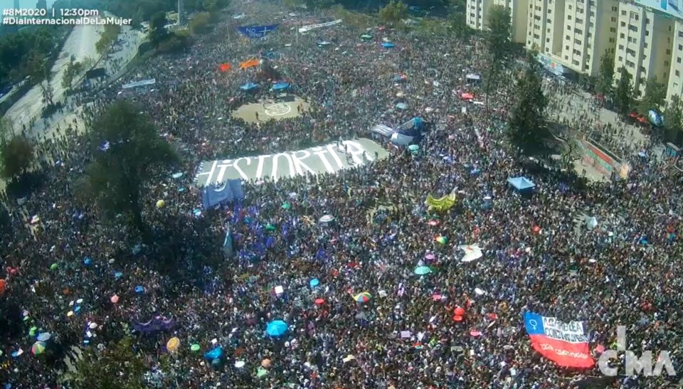 Millones de mujeres en el mundo se manifiestan contra la violencia machista