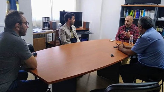 El ministro Massoni analizó las medidas con representantes de la Justicia Federal.