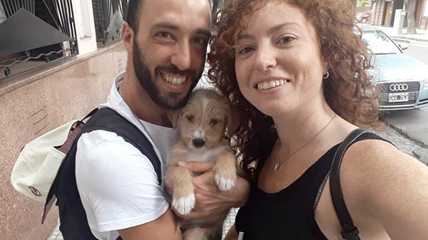 Facundo Canosa junto a Belén Manrique, ambos de Trelew, se contagiaron de dengue.