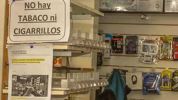 No hay. Una imagen que ya es habitual en los comercios de toda la provincia y que durará toda esta semana.