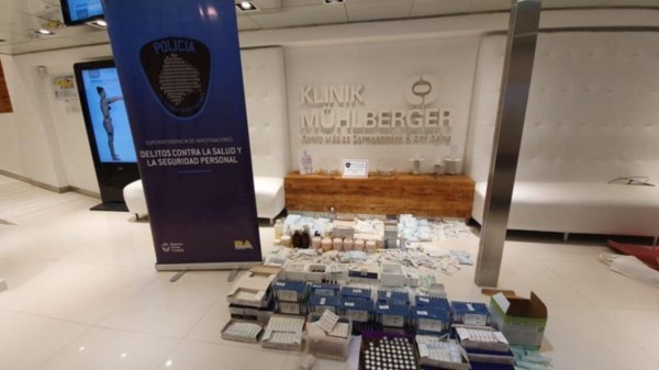 Rubén Oscar Mühlberger, detenido. Su clínica de estética no estaba habilitada para funcionar. Lo imputan por desobediencia.