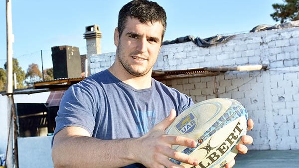 Guinda en mano. El chubutense Federico Wegrzyn habló con Jornada y contó su gran presente en el rugby.  