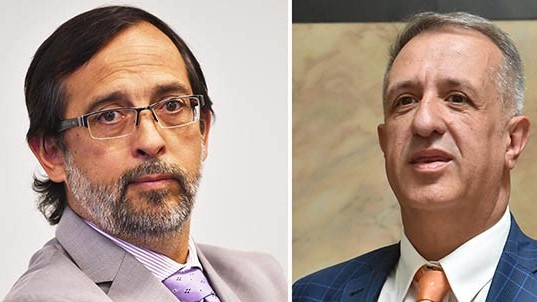 Cara a cara. El ministro de Economía denunció falta de objetividad por parte del fiscal Fernando Rivarola.