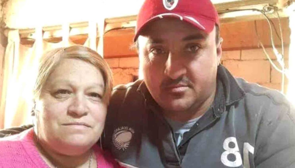 Dardo junto a Graciela su esposa.