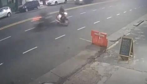 Fotro del video del fuerte accidente que protagonizó el expiloto Esteban Tuero.