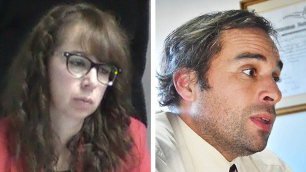 Carolina Marín. Fiscal del tema.  Sergio Rey. Defensor oficial.