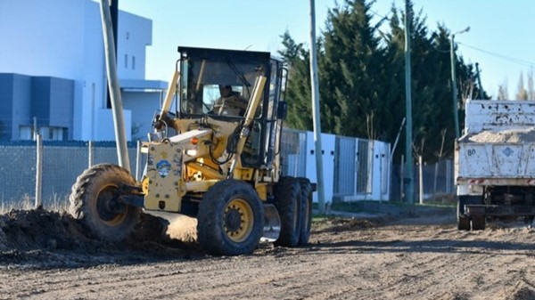 El municipio continúa trabajando en el mejoramiento de la trama vial.