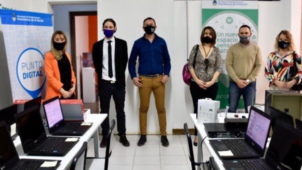 Todo listo. Una postal del espacio de conectividad que ya está disponible para toda la comunidad.