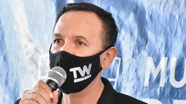 Trabajo. El intendente destacó la necesidad de una nueva matriz. 
