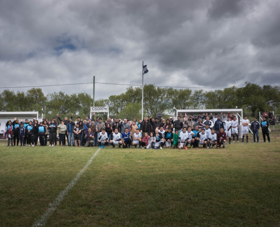 El pueblo y el club, en comunión plena. (Fuente: Prensa Río Pico).
