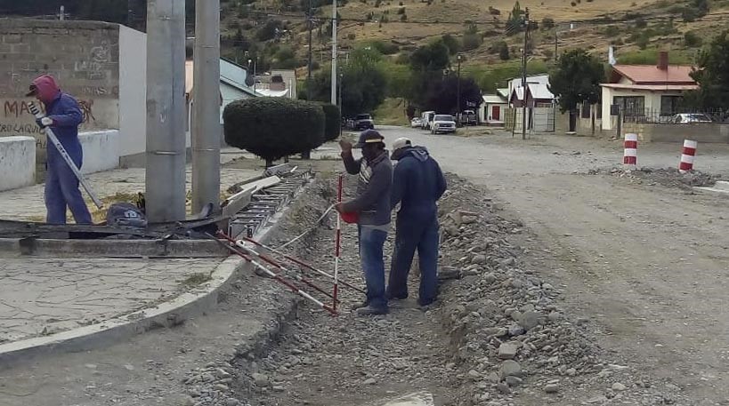 Comenzaron los trabajos en el barrio Malvinas.