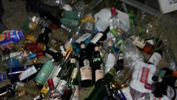 Bebidas alcohólicas y equipos de sonidos fueron secuestrados ayer.