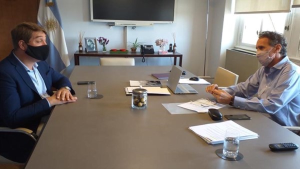 El intendente de Rawson mantuvo una importante reunión en Capital.