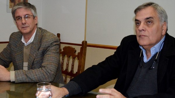 Ongarato junto a Ruiz, quien se encuentra en Terapia en Buenos Aires.