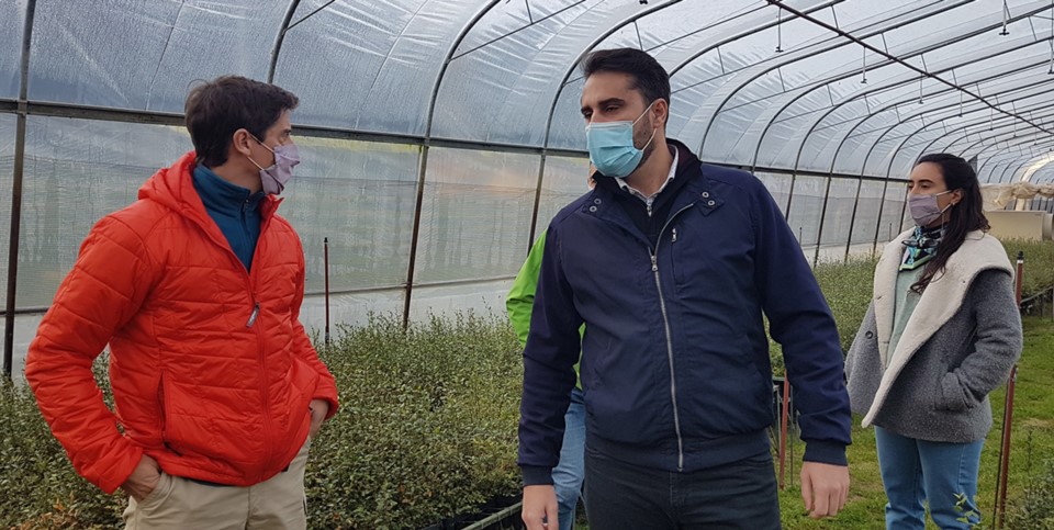 Semillas. Cavaco recorrió un emprendimiento y las conclusiones servirán para mejorar el proyecto.