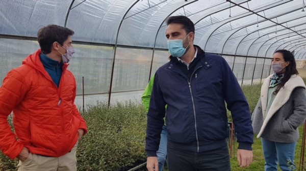 Semillas. Cavaco recorrió un emprendimiento y las conclusiones servirán para mejorar el proyecto. 