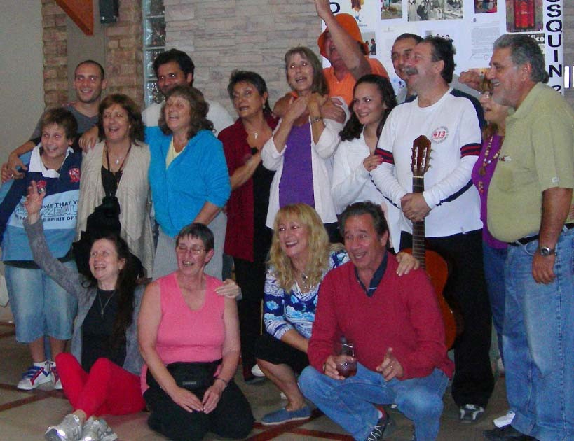 Reencuentro. Una de las reuniones que protagonizó el grupo.