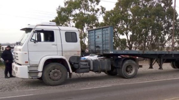 El rodado de gran tamaño tenía un pedido de la ciudad de Viedma.
