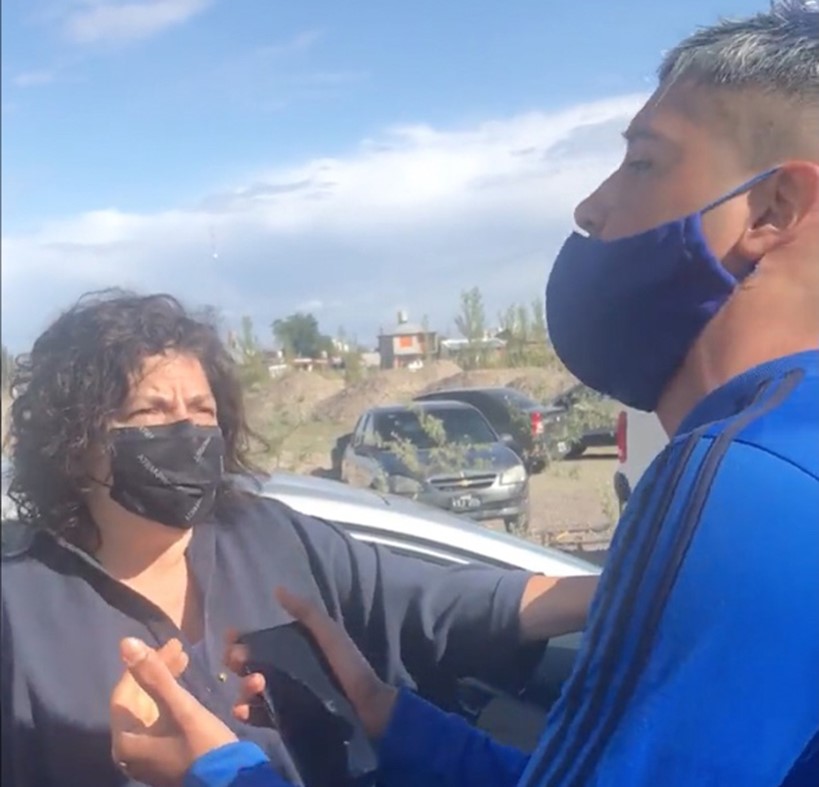 Cero argumento. El preparador físico que intentó discutir con Vizzoti.
