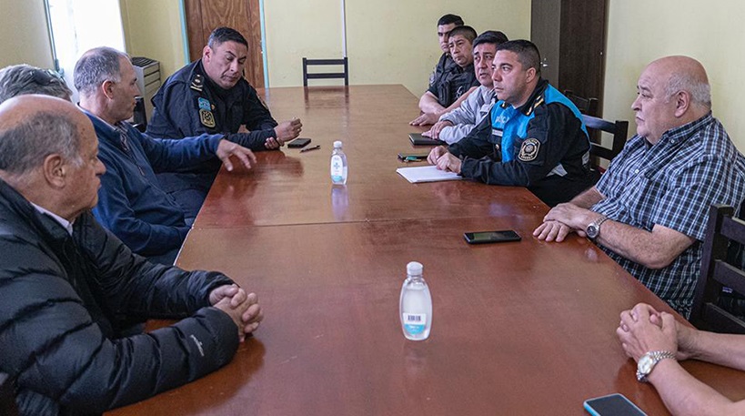 La reunión tuvo lugar en la sede de la Unidad Regional de Comodoro.