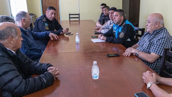 La reunión tuvo lugar en la sede de la Unidad Regional de Comodoro.