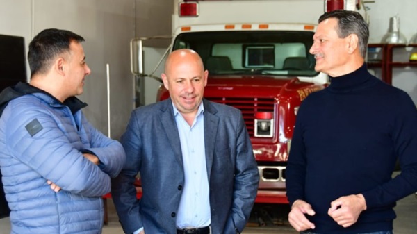 Ricardo Sastre y Fabián Gandón participaron de la inauguración.