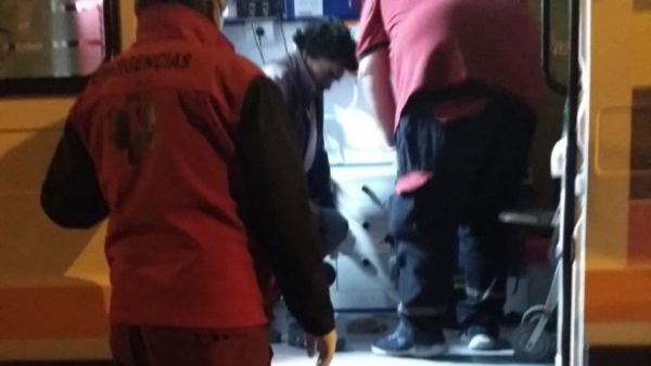 El hombre, herido con un cuchillo, fue derivado al Hospital Zonal.