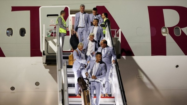 Brasil, uno de los grandes candidatos, ya está en Qatar.