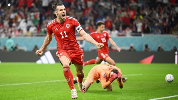 No podía ser otro. Gareth Bale convirtió el primer gol de Gales en un Mundial.