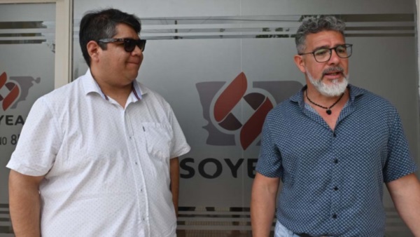 Denuncia. La nueva cúpula del SOYEAP hizo una presentación penal en la Fiscalía de Rawson.
