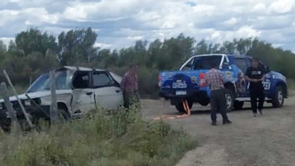 El accidente se produjo frente a las chacrs 144 y 145 de Bryn Gwyn. La mayoría de los protagonistas, ilesos.