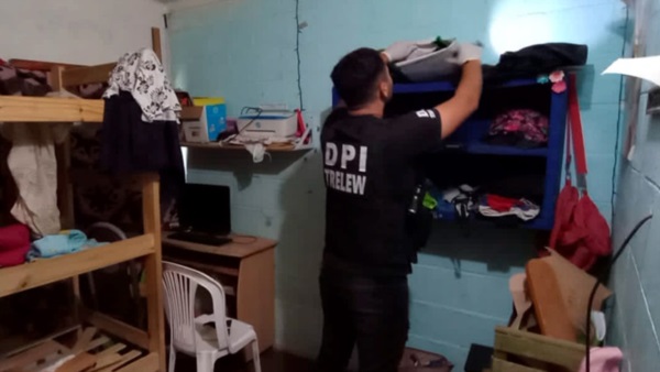 La diligencia se efectuó en la jornada de ayer en una casa de Rawson.
