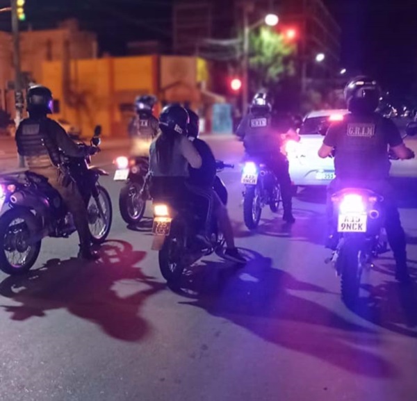 Unas ocho motocicletas fueron secuestradas en los controles.