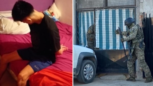 Rodrigo Ramón fue atrapado durante el registro de la vivienda de su pareja en el barrio Santa Catalina.