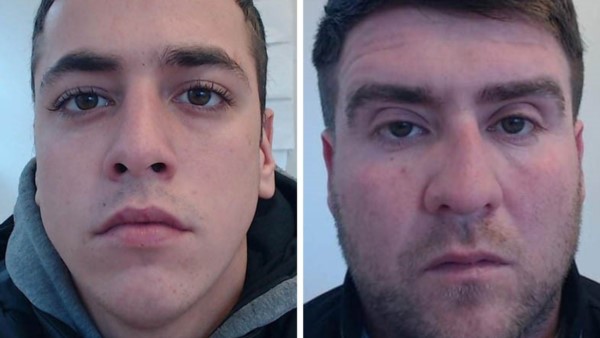 Mario “Marito” Suárez (izq.). Buscado. Mario “El Colo” Gómez (der.). Captura.
