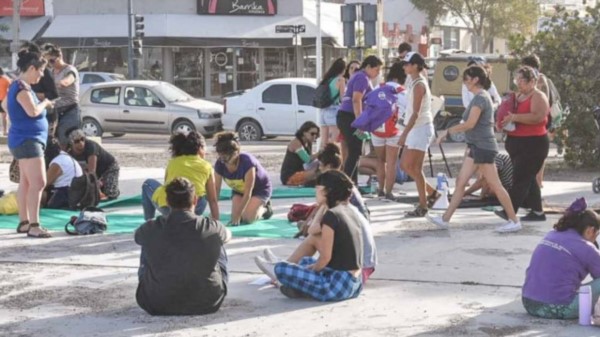 Las organizaciones se manifestaron de forma pacífica para pedir justicia en el caso de abuso sexual conocido como “La Manada”.
