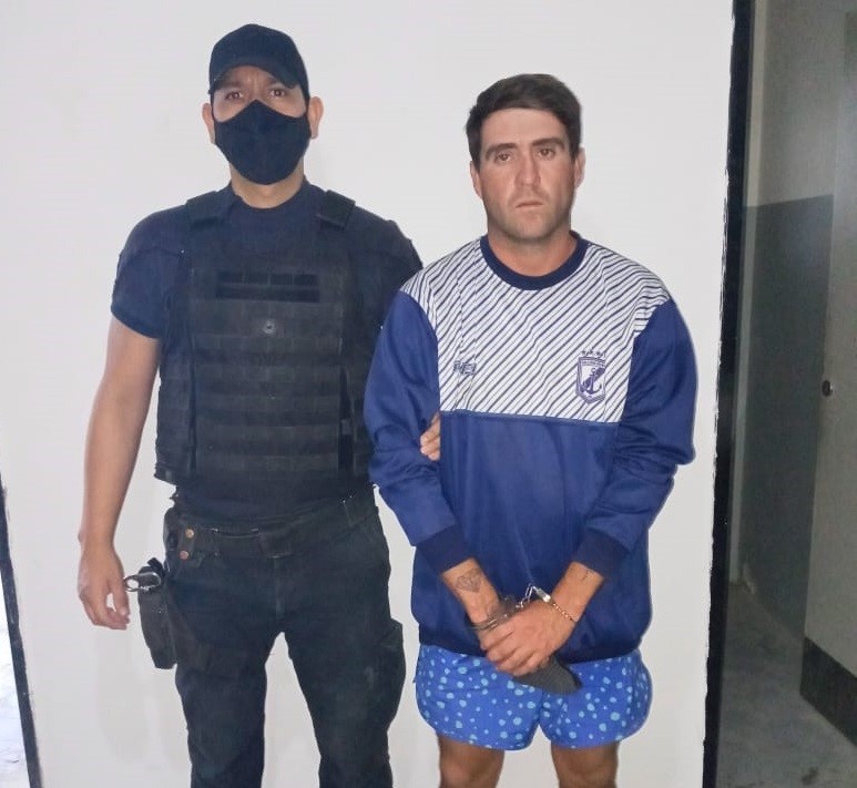 Mario “El Colo” Gómez fue aprehendido en plena calle. Era un prófugo.
