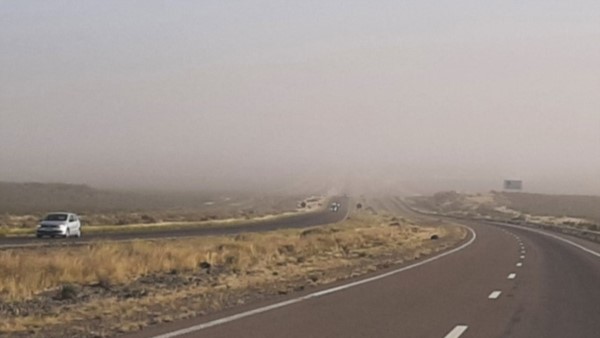 Las ráfagas de viento llegaron ayer a 120 km/h. Seguirá hoy el temporal.