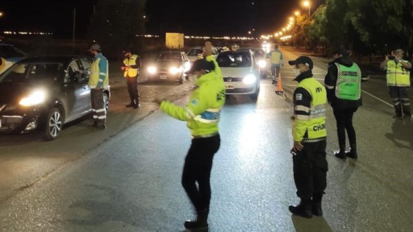 Los controles se llevaron a cabo en distintos puntos de la provincia.
