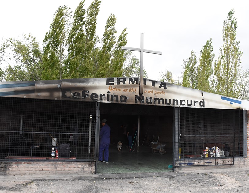 Un nuevo hecho de vandalismo sufrió la iglesia situada por la Ruta 3.
