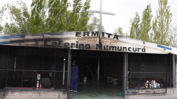 Un nuevo hecho de vandalismo sufrió  la iglesia situada por la Ruta 3.