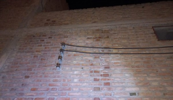 Los cables fueron sustraidos de un galpón de la localidad.