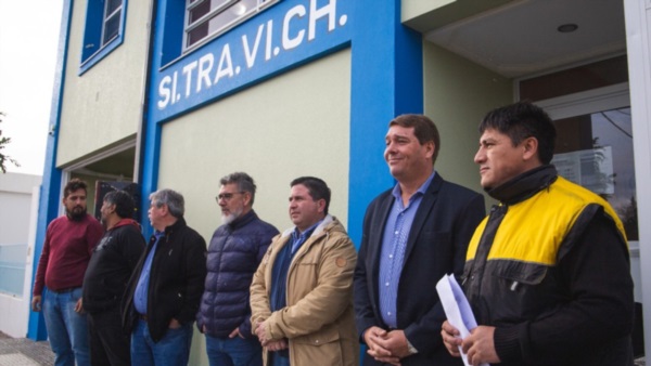 Autoridades. El SITRAVICh festejó su medio siglo y advirtió sobre la necesidad de recomposición salarial. 