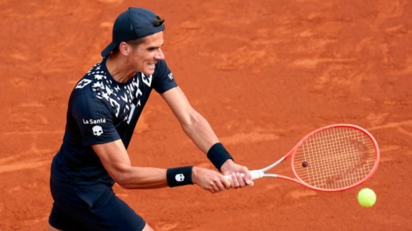 Federico Coria dice adiós en su aventura en el torneo galo.